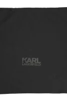 skórzana kabelka na rameno Karl Lagerfeld 	čierna	
